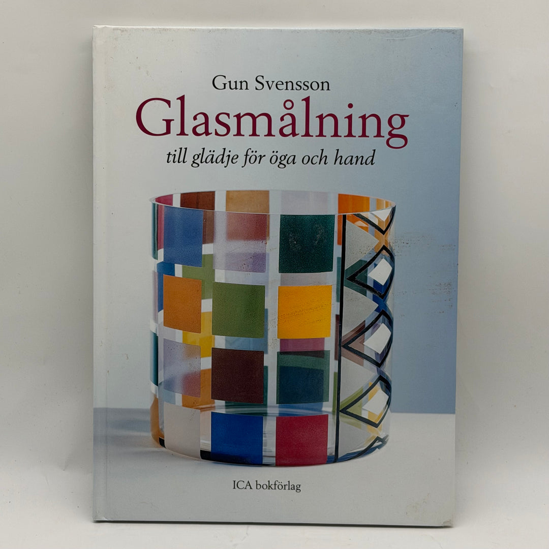 Glasmålning bok Gun Svensson ICA bokförlag