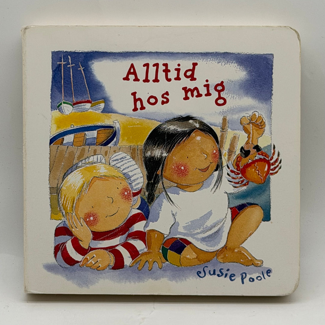 Alltid hos mig barnbok kartong Libris begagnad