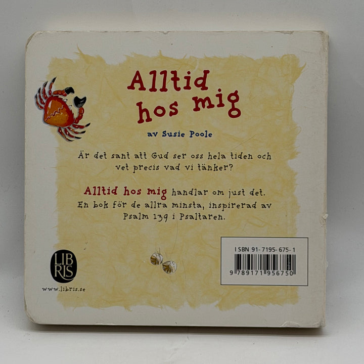 Alltid hos mig barnbok kartong Libris begagnad