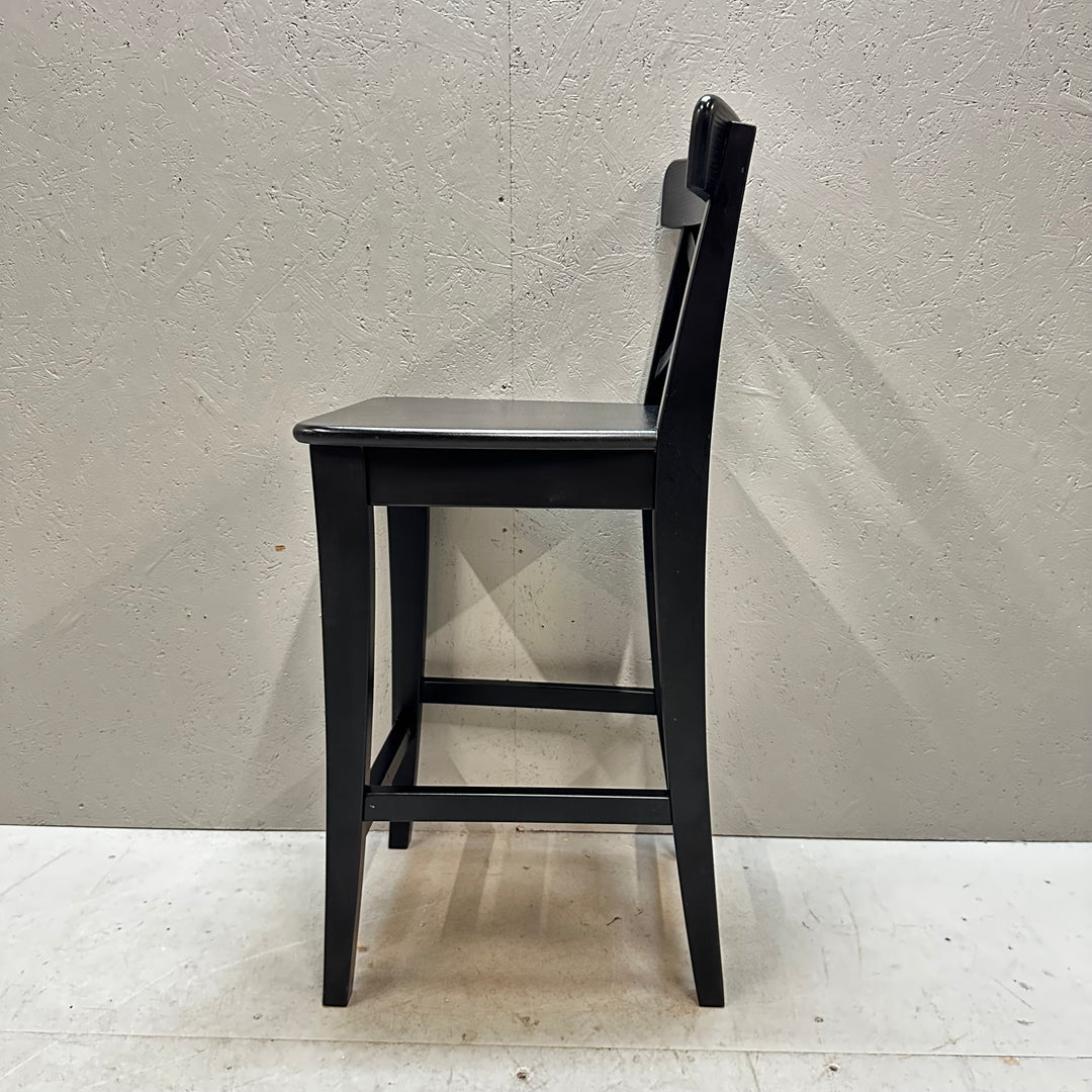 IKEA INGOLF barstol trä svart elegant