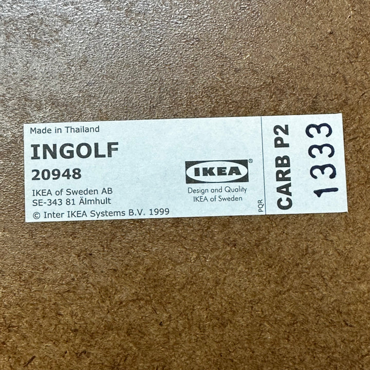 IKEA INGOLF barstol trä svart elegant