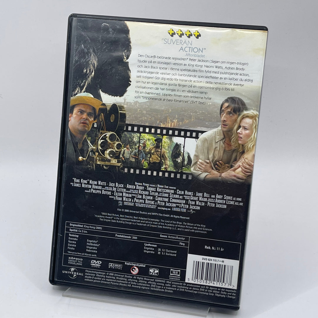 King Kong DVD 2005 Begagnad Klassiker