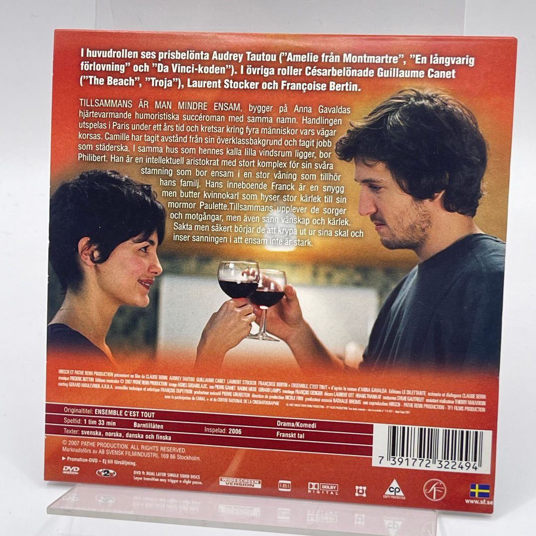 Svensk DVD med Audrey Tautou i gott skick