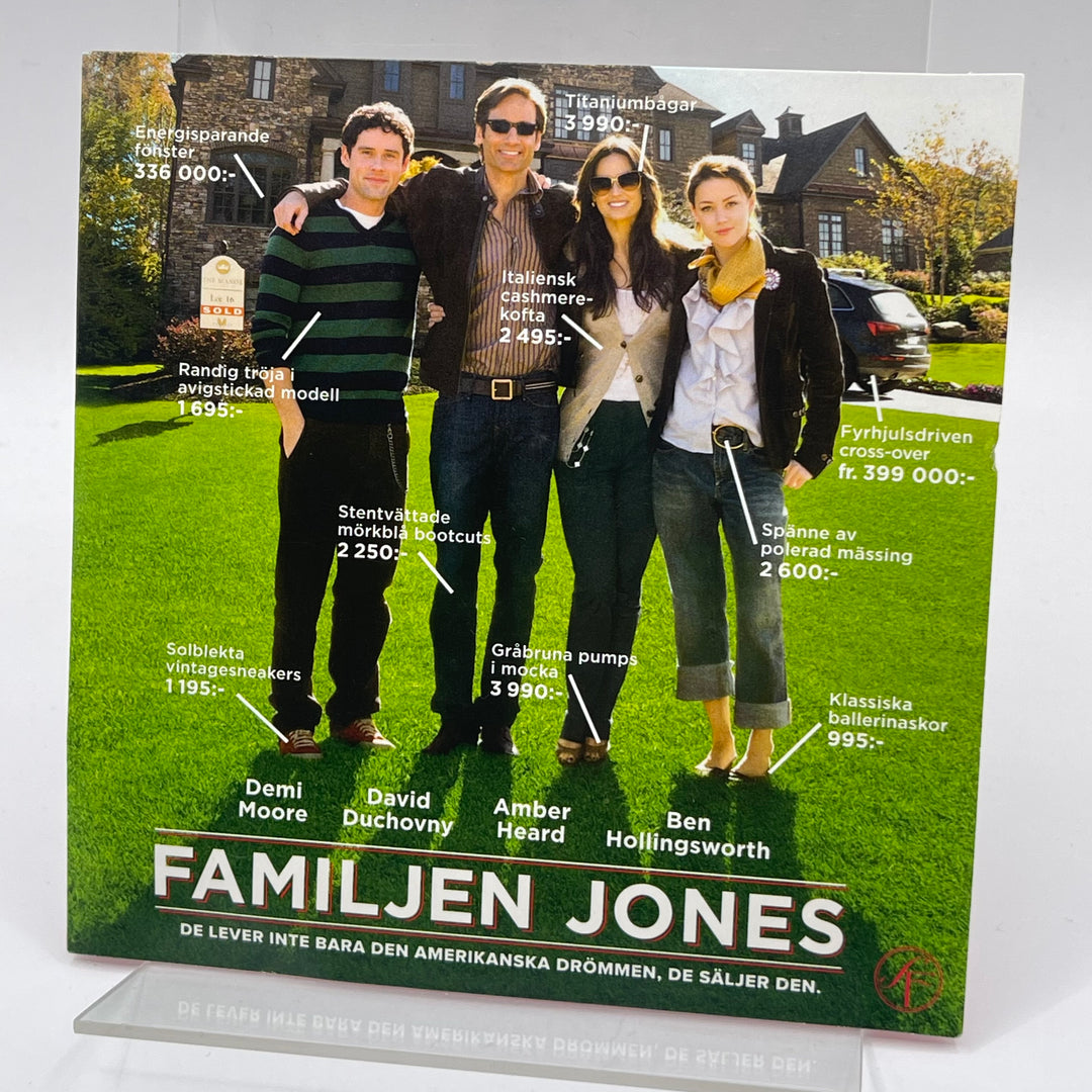 DVD Familjen Jones Komedidrama med Svensk Text