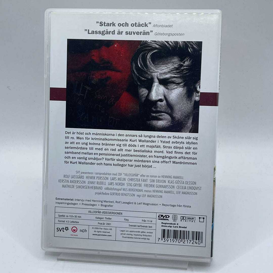 Wallander Villosår DVD Begagnad Mycket Gott Skick