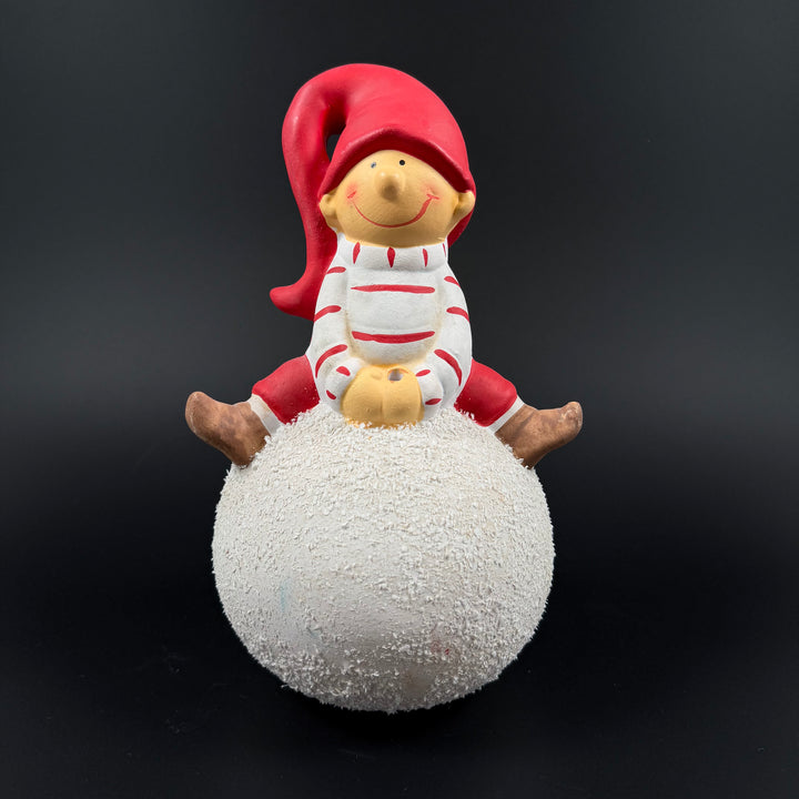 Keramiknalle juldekoration från Hedlundgruppen