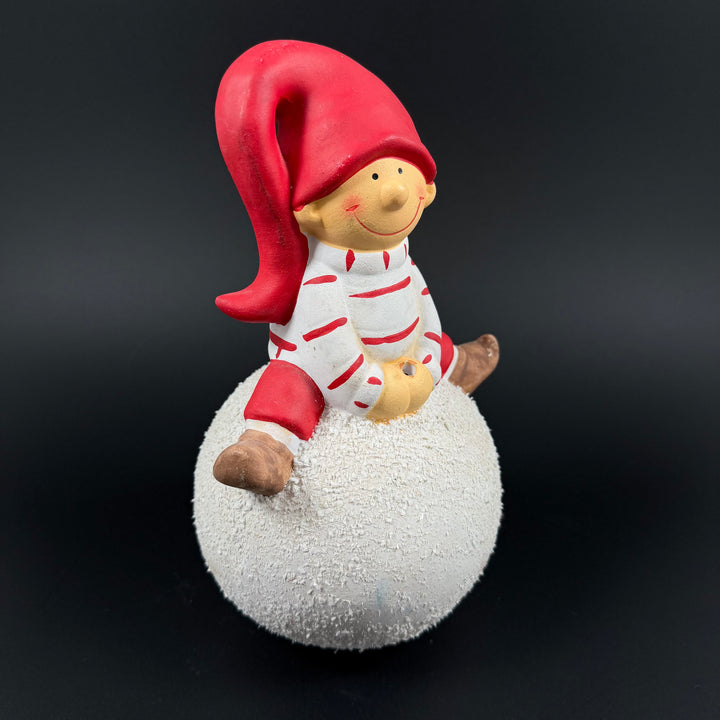 Keramiknalle juldekoration från Hedlundgruppen