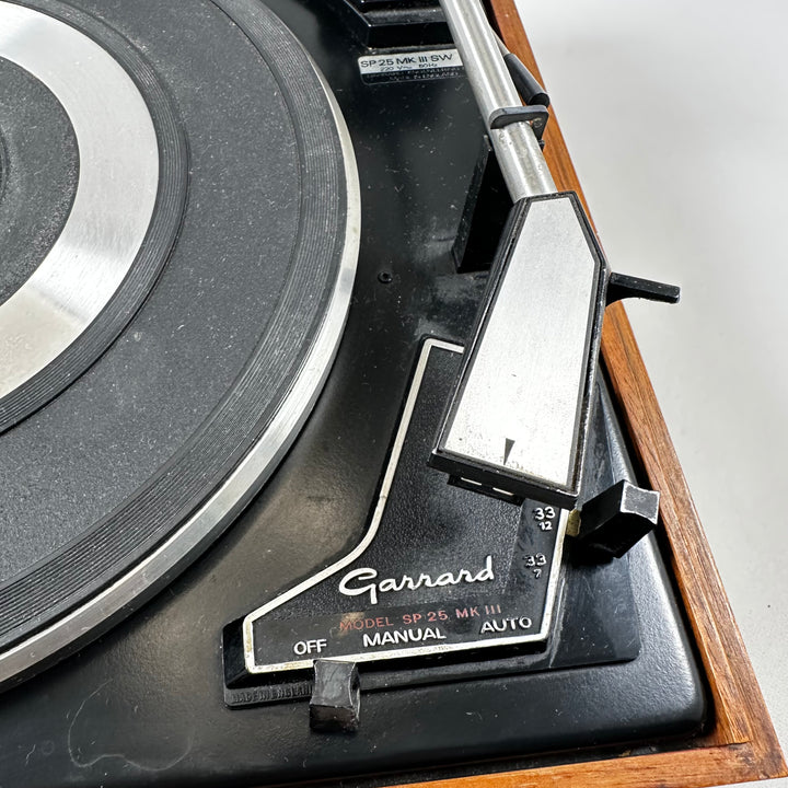 Retro Garrard SP 25 MK III Skivspelare