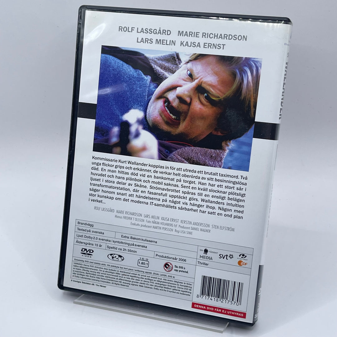 Wallander Brandvägg DVD SVT Kriminaldrama