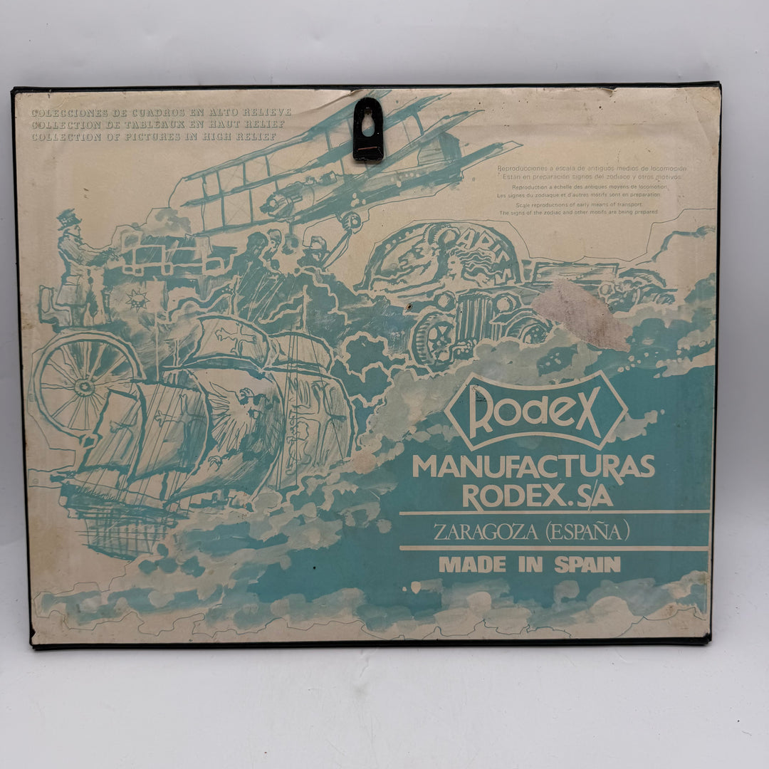 Rodex retro väggtavla veteranbil i metall