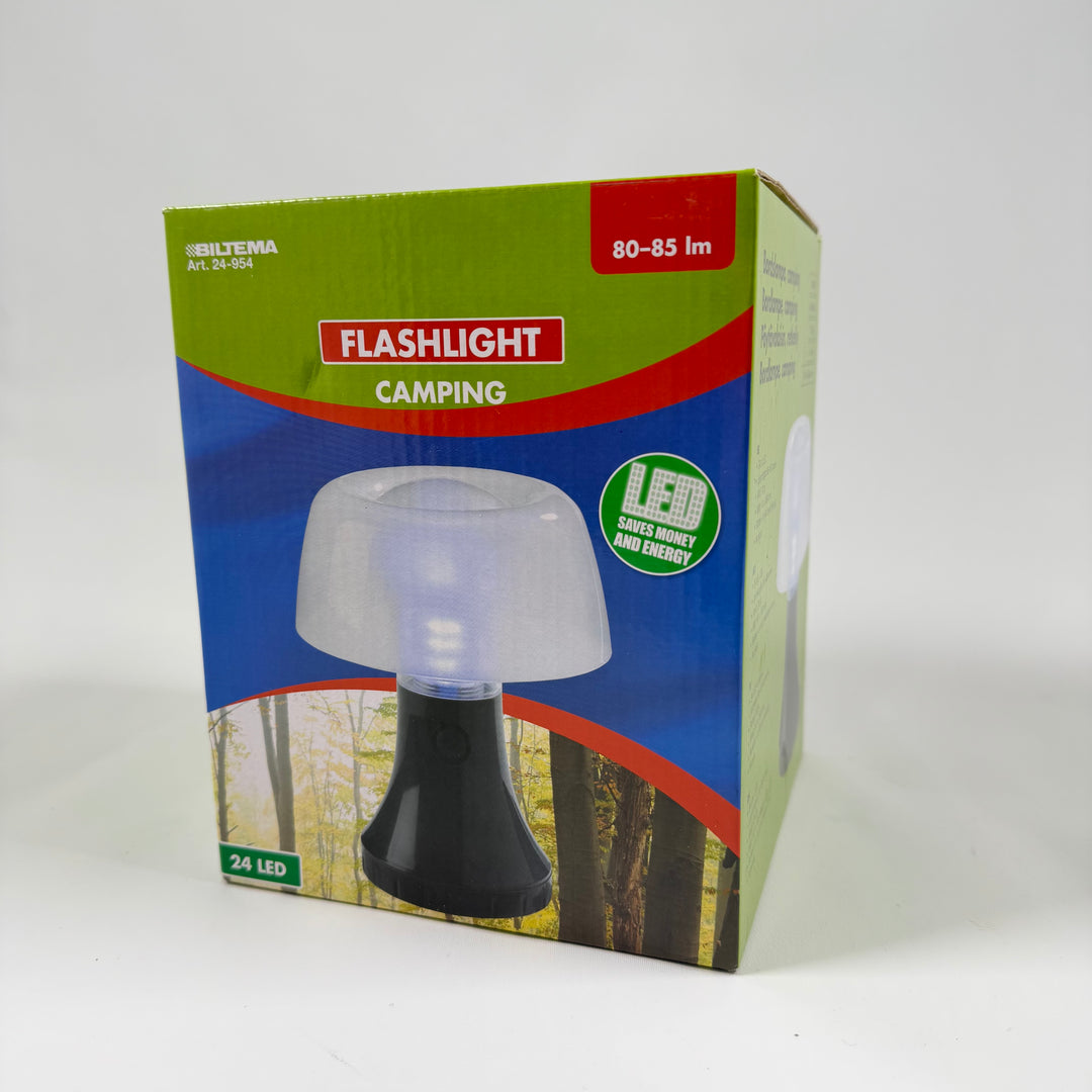 Biltema LED-campinglampa kompakt energisnål