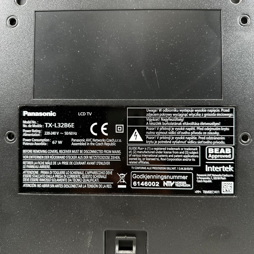 Panasonic LCD-TV Svart Modern 32 tum