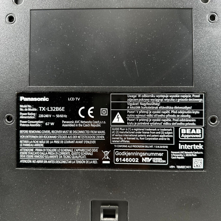 Panasonic LCD-TV Svart Modern 32 tum