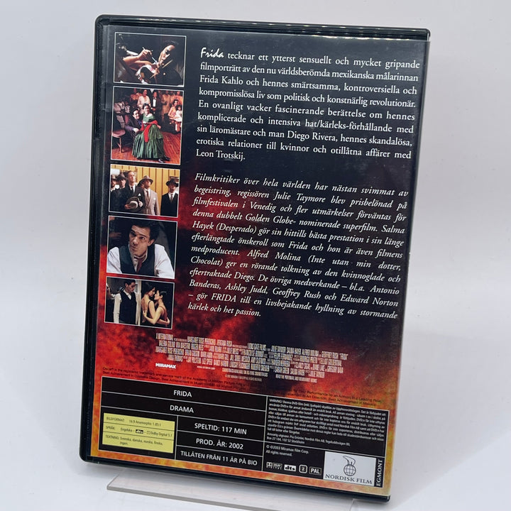 Frida DVD Biografisk Film Klassisk Begagnad