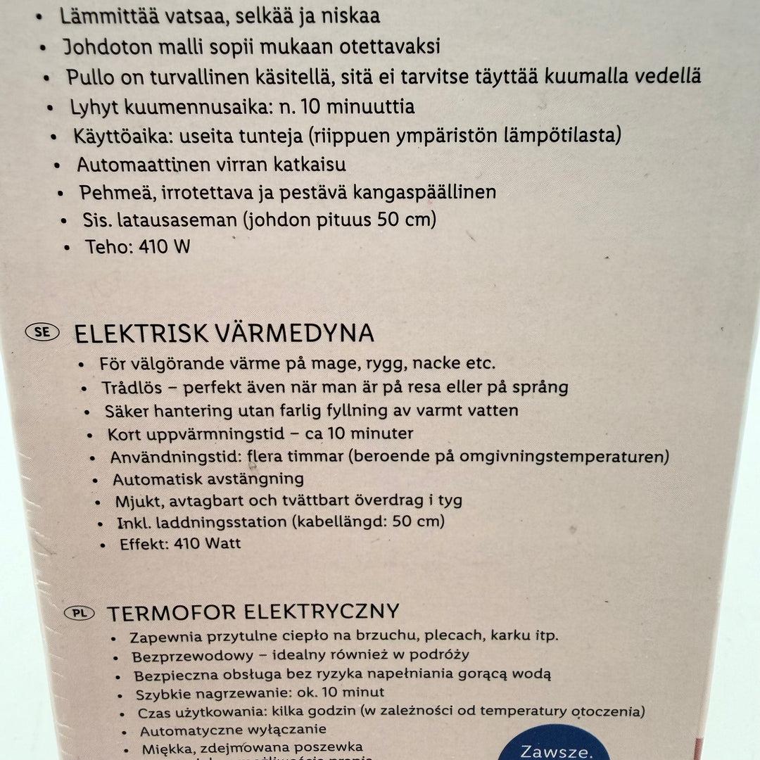 Elektrisk värmekudde röd SilverCrest modern