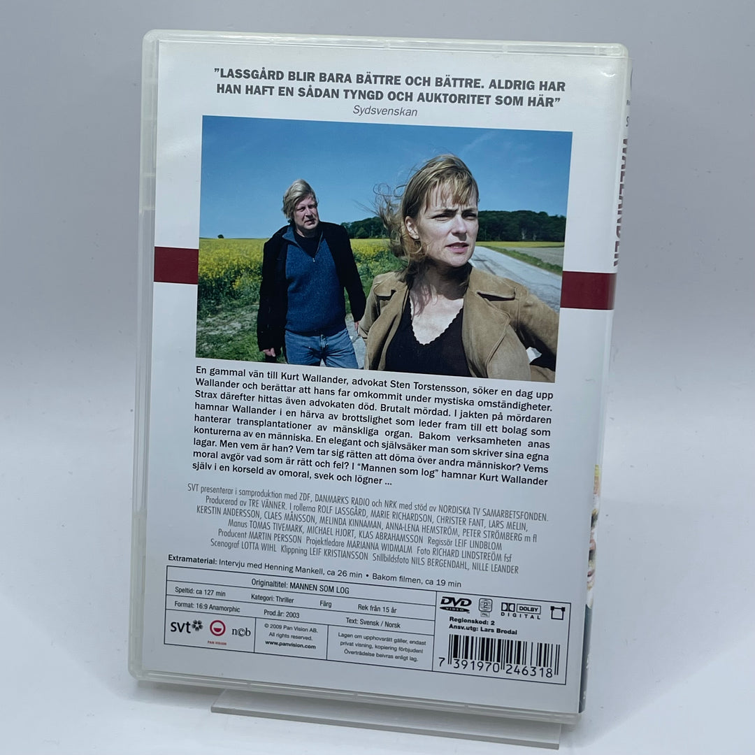 Wallander Mannen som log DVD Begagnad