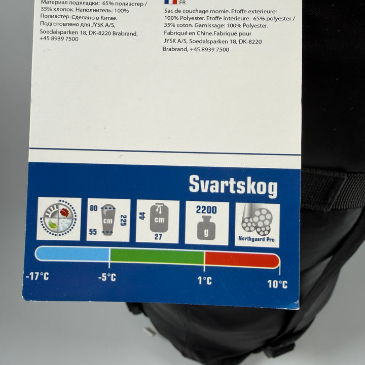 Svartskog mumiesovsäck Extreme i kompressionspåse - L