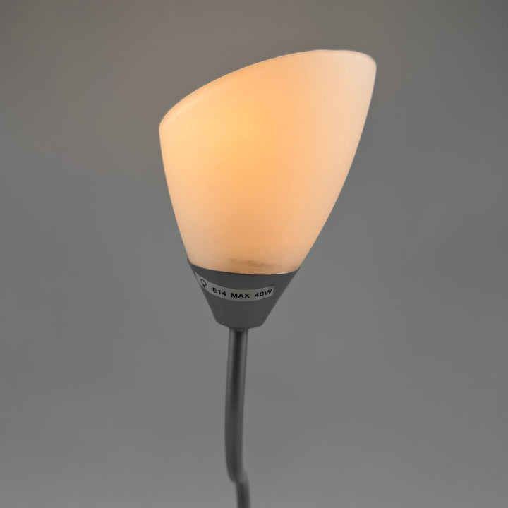 Elegant Flexibel Bordslampa Alfa Concept Silver