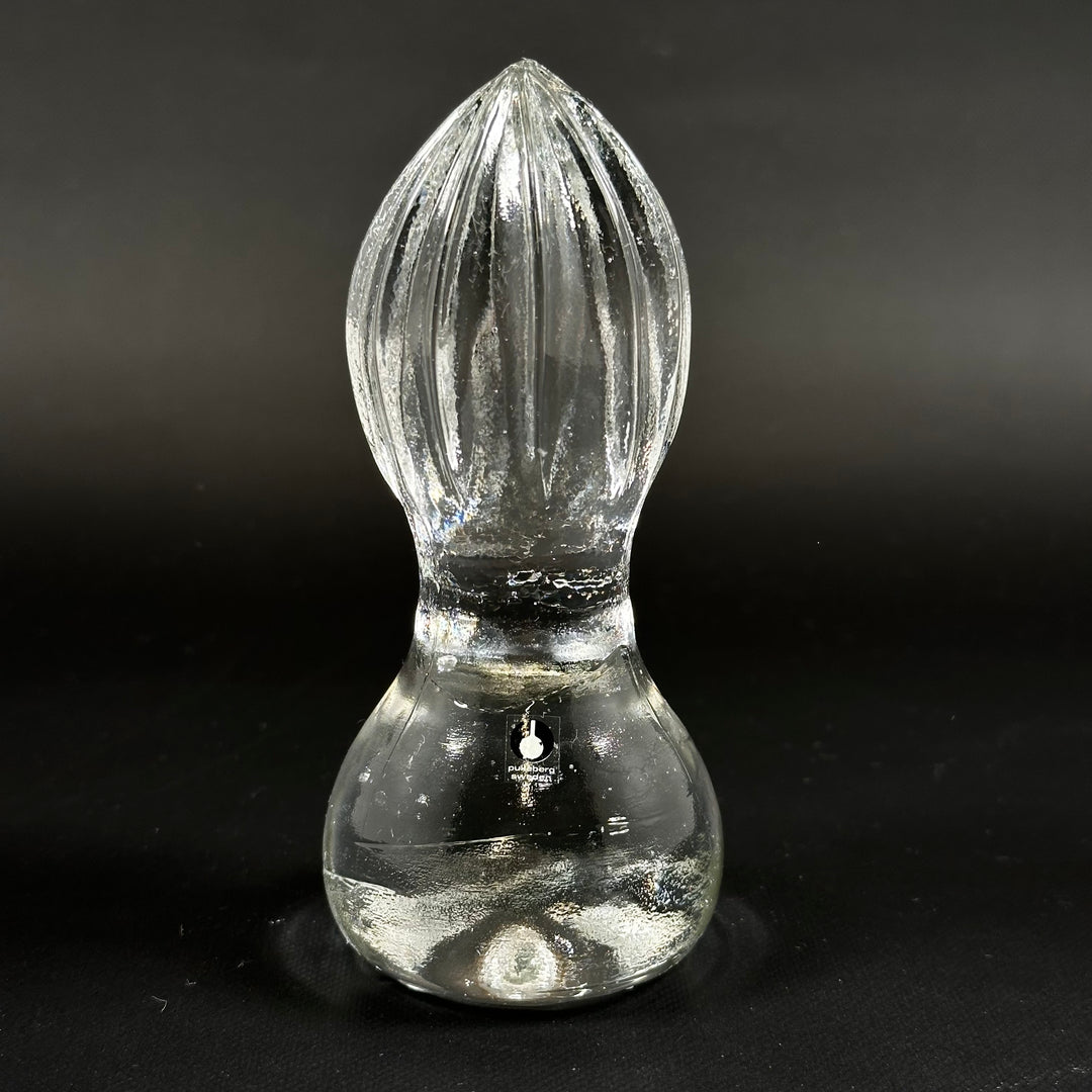Pukeberg retro glasdekorationsknopp vintage elegans