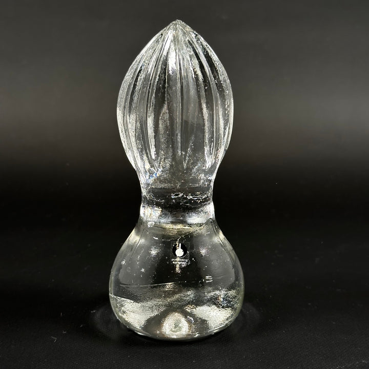 Pukeberg retro glasdekorationsknopp vintage elegans