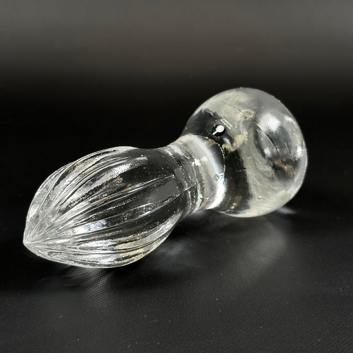 Pukeberg retro glasdekorationsknopp vintage elegans
