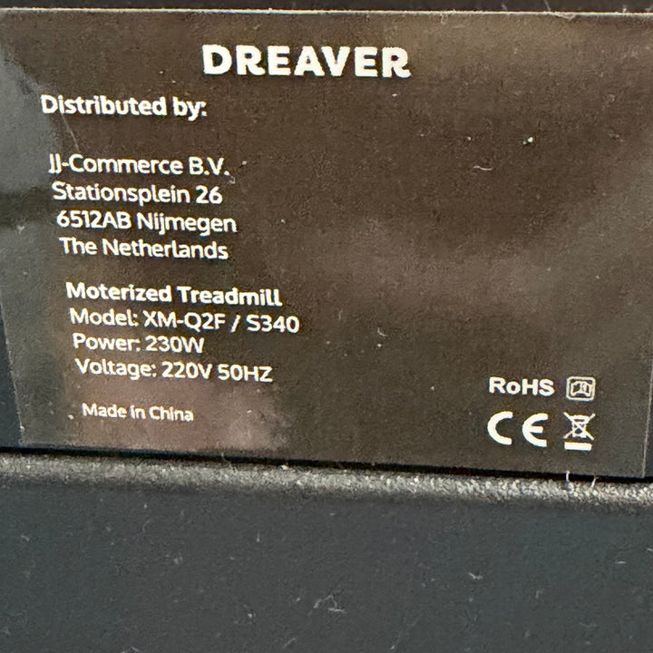 Dreaver löpband kompakt hemmamodell modern begagnad