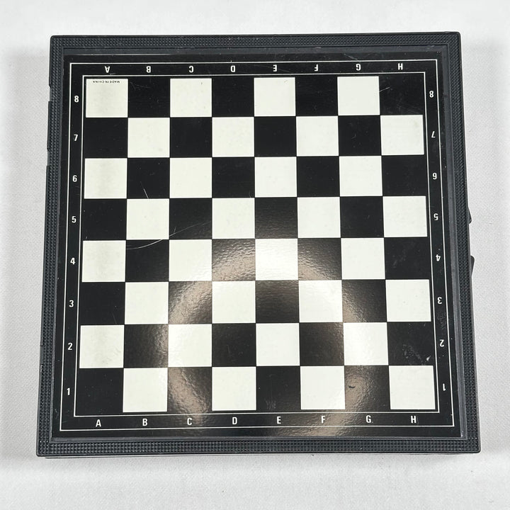 Kombinerat Backgammon och Schackset i Kunstläder
