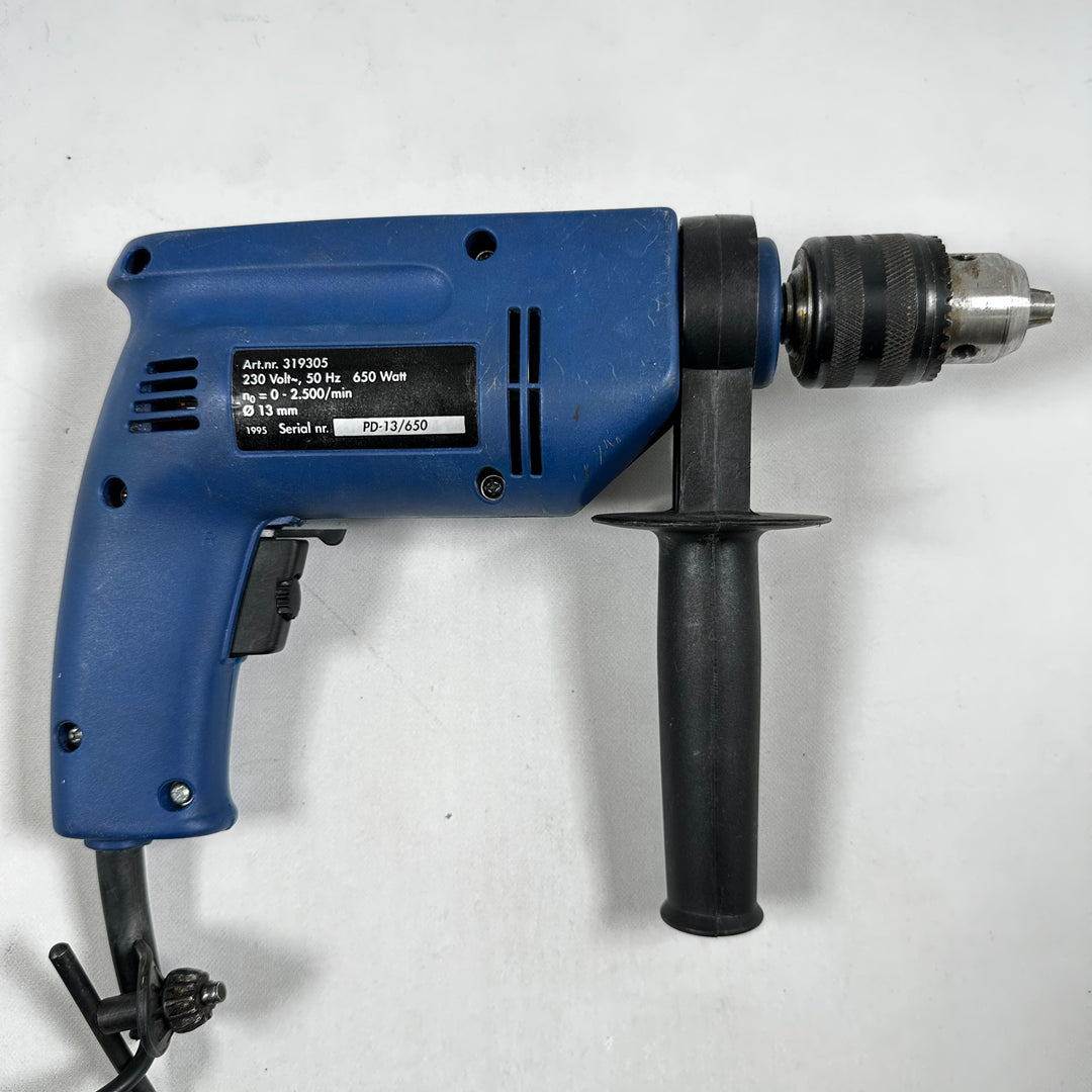 Begagnad Ferm elektrisk borr 650W hållbar