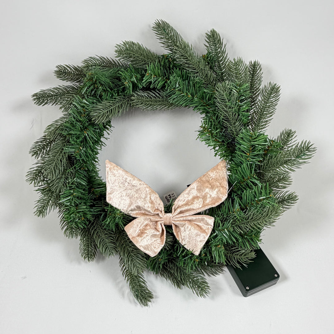 Belyst julkrans med LED-ljus från North Light