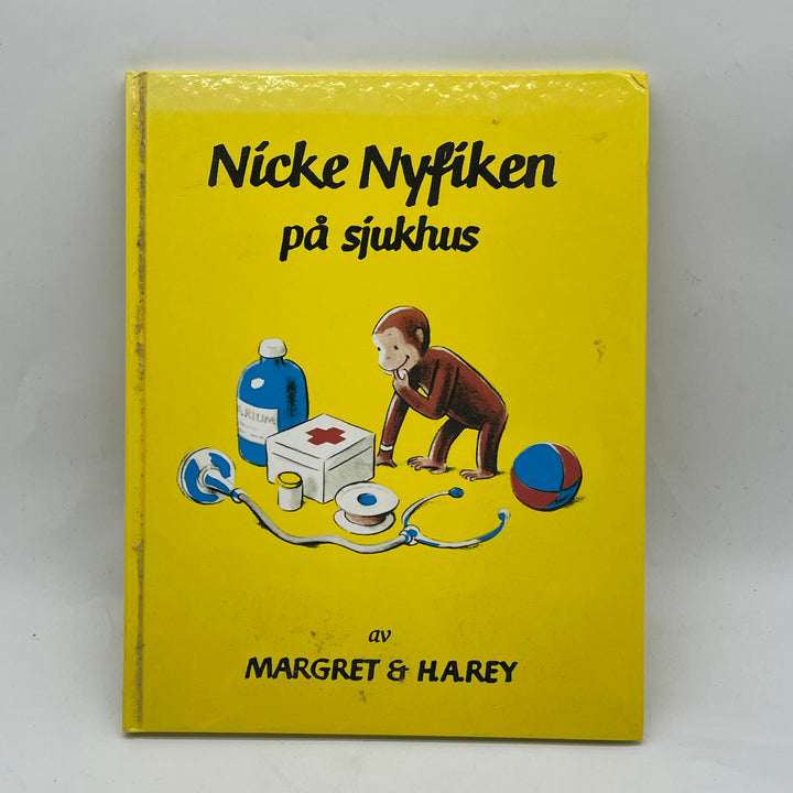 Retro barnbok: Nicke Nyfiken på sjukhus
