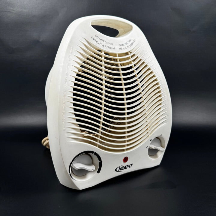 Vit retro värmefläkt Heat - It - Homy Secondhand Online