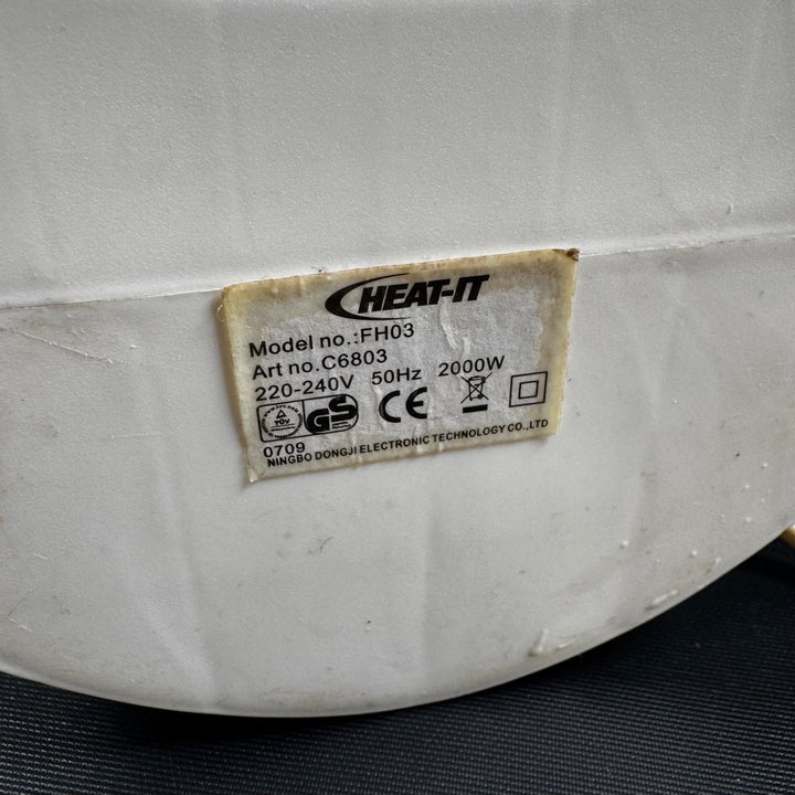 Vit retro värmefläkt Heat - It - Homy Secondhand Online