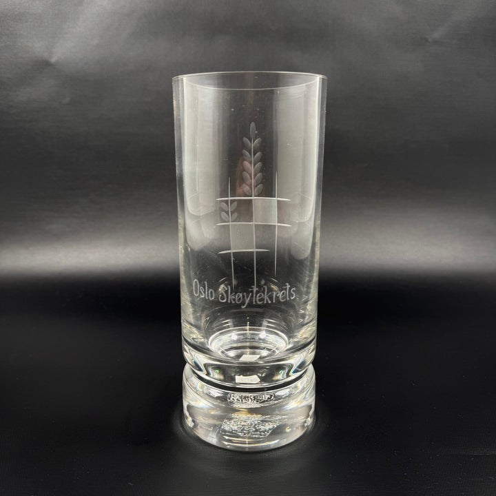 Genomskinligt glas med Oslo motiv - Homy Secondhand Online