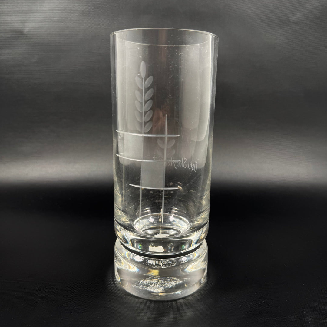 Genomskinligt glas med Oslo motiv - Homy Secondhand Online