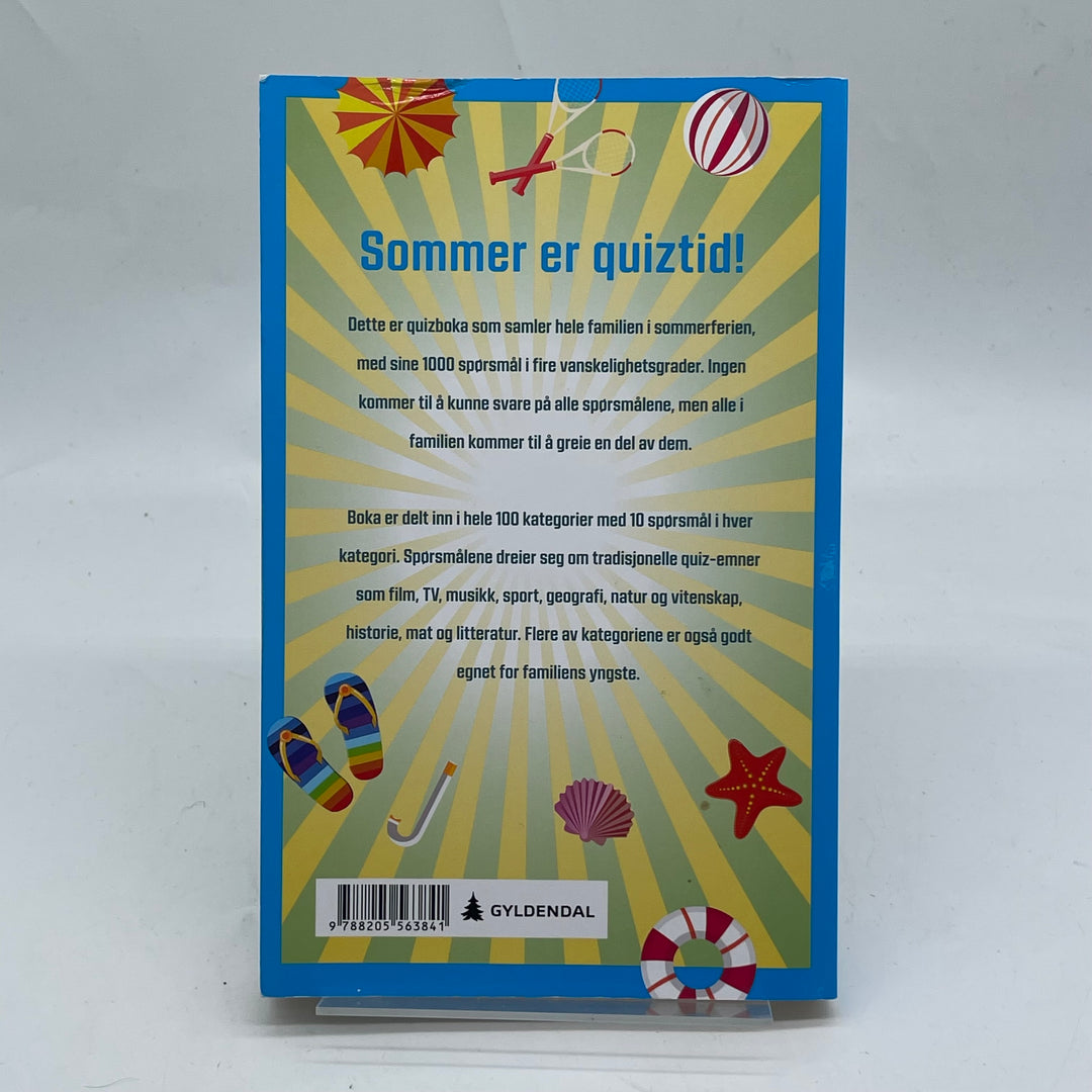 Sommaren Quiz 2022 frågesportbok från Glyndal