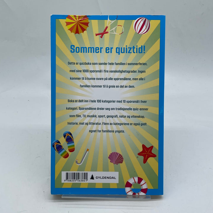Sommaren Quiz 2022 frågesportbok från Glyndal