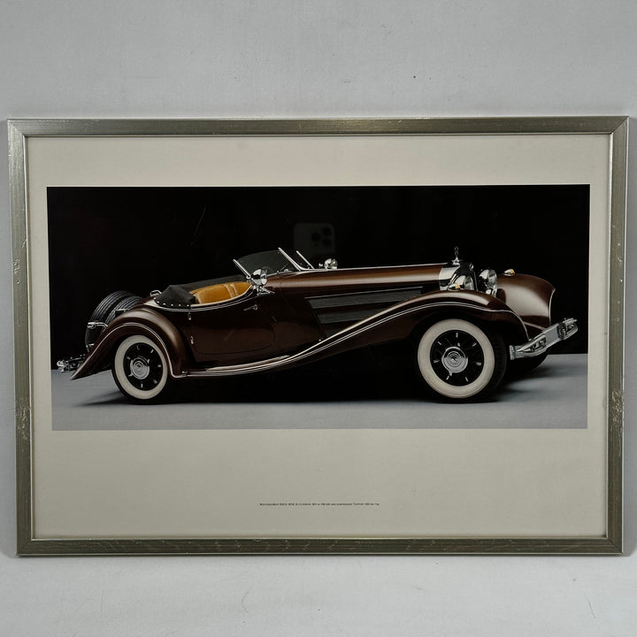 Vintage Mercedes-Benz 500 K Affisch 1936