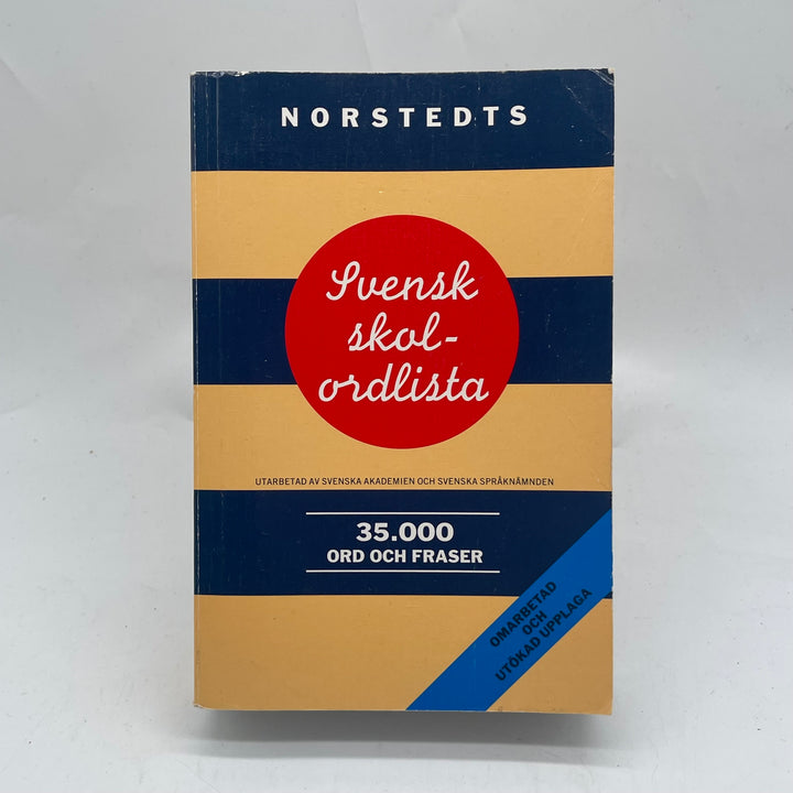 Norstedts Svensk Skolordlista Begagnad Bok