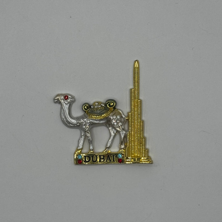 Dekorativ Dubai Souvenir Kylskåpsmagnet i Metall