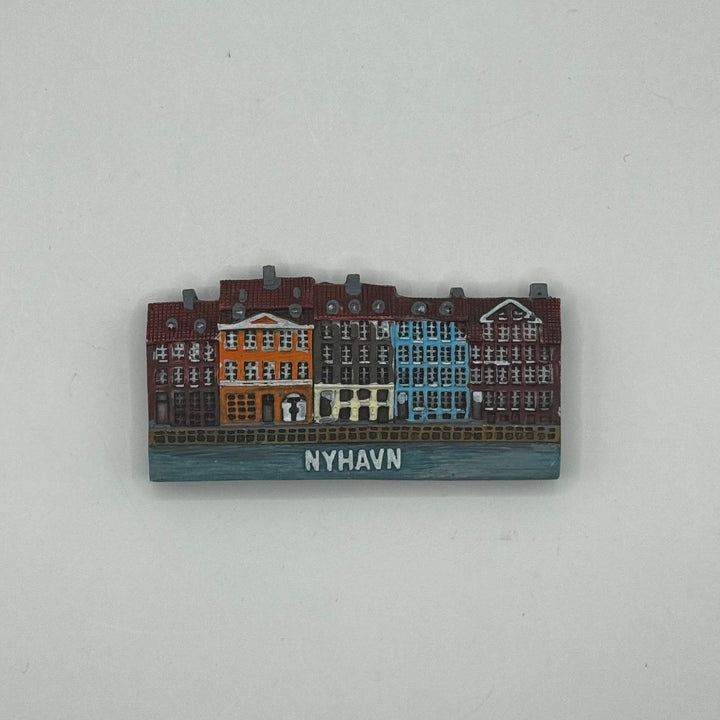 Färgglad Nyhavn Magnet Souvenir från Köpenhamn