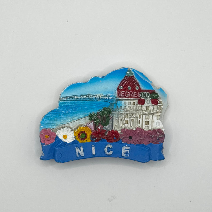 Färgglad kylskåpsmagnet Nice Frankrike