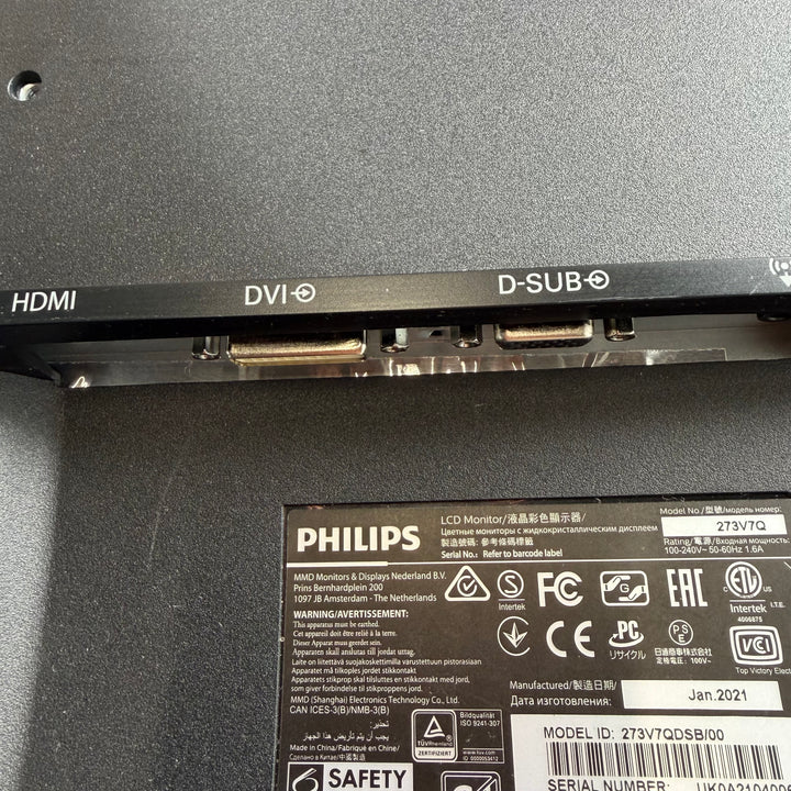 Philips LCD-monitor 27 tum stilren design