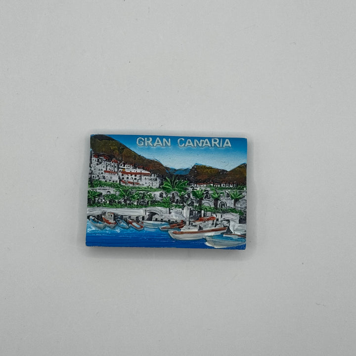 Färgglad magnet från Gran Canaria med motiv