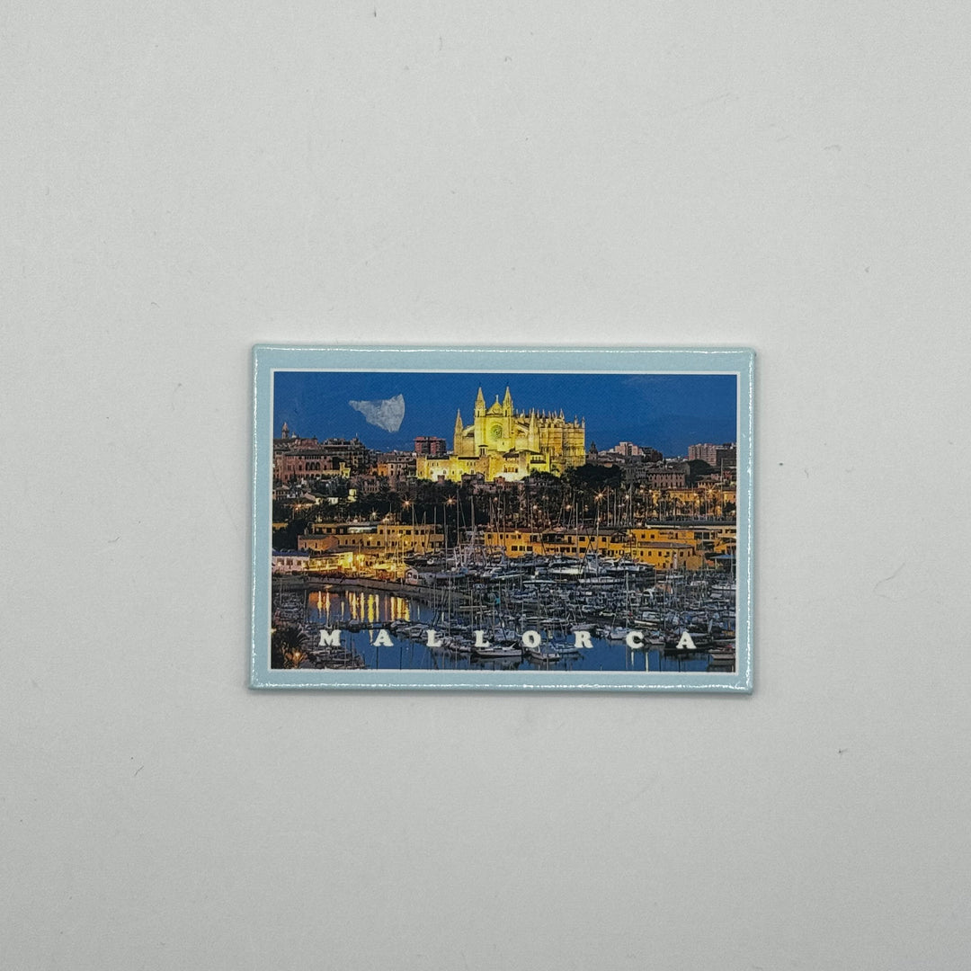 Magnet med Mallorca-nattvy och domkyrka
