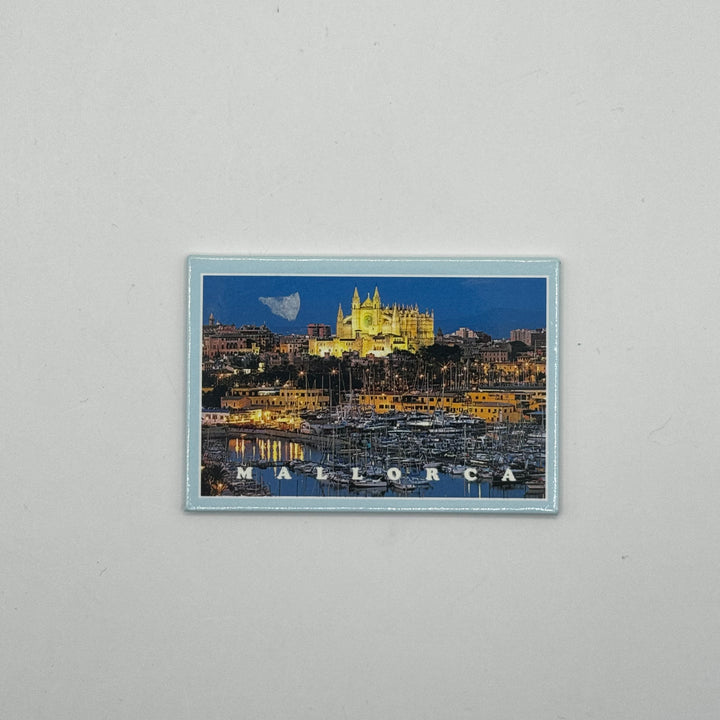 Magnet med Mallorca-nattvy och domkyrka