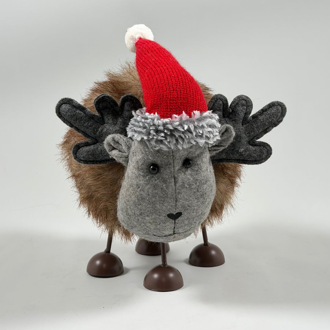 Retro ren juldekoration med tomteluva