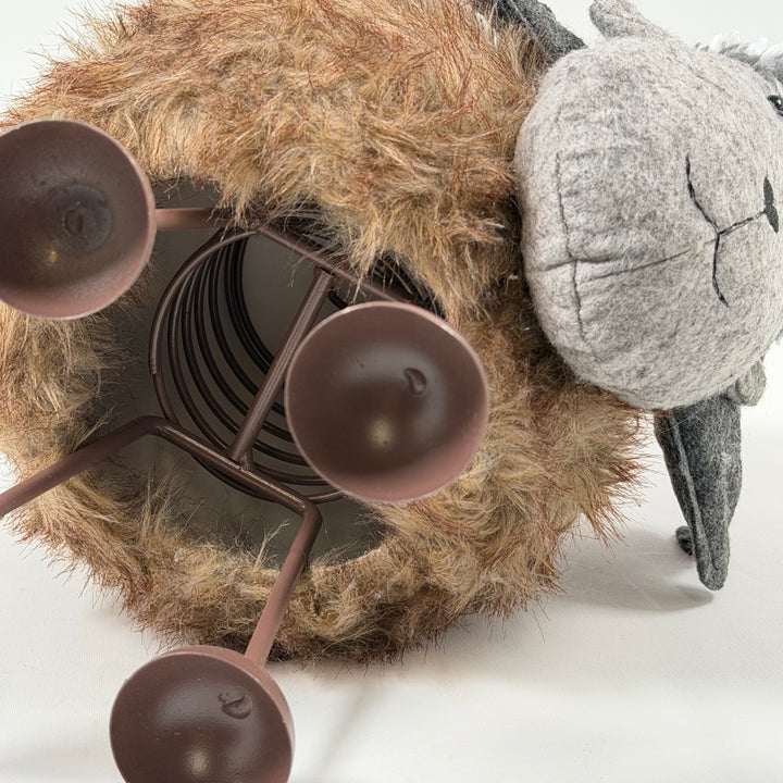 Retro ren juldekoration med tomteluva