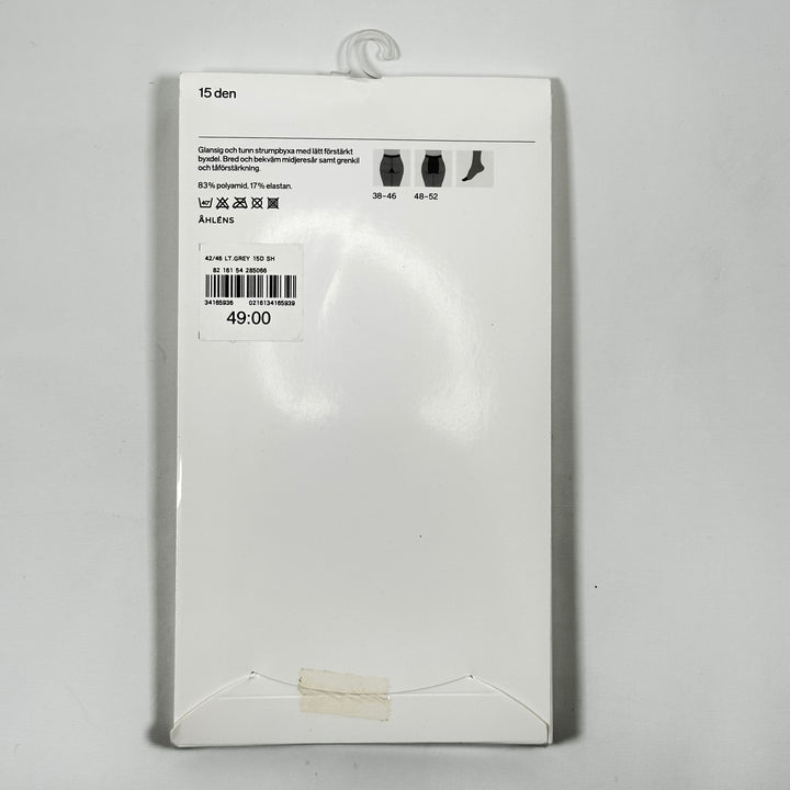 Eleganta glansiga ljusgrå strumpbyxor från Åhléns