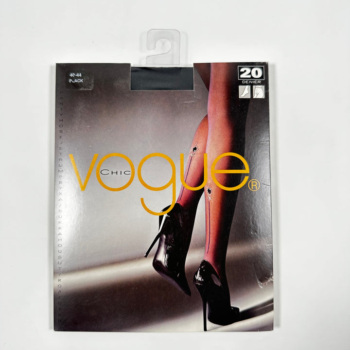 Vogue Chic glittrande strumpbyxor med strass