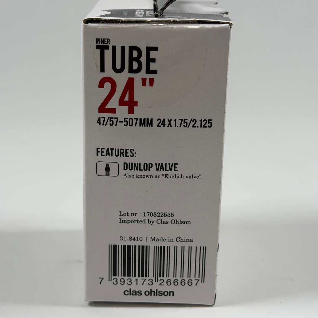 Dunlop cykelinnerslang 24 tum hållbar gummi